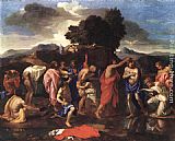 Nicolas Poussin Sacrament of Baptism painting